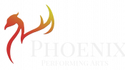 phoenix performing arts logo white